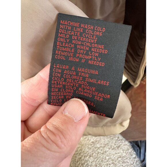 Weather Tamer womens Tan Jacket 2x quilted collared zipper‎ pockets polyester - Picture 5 of 7